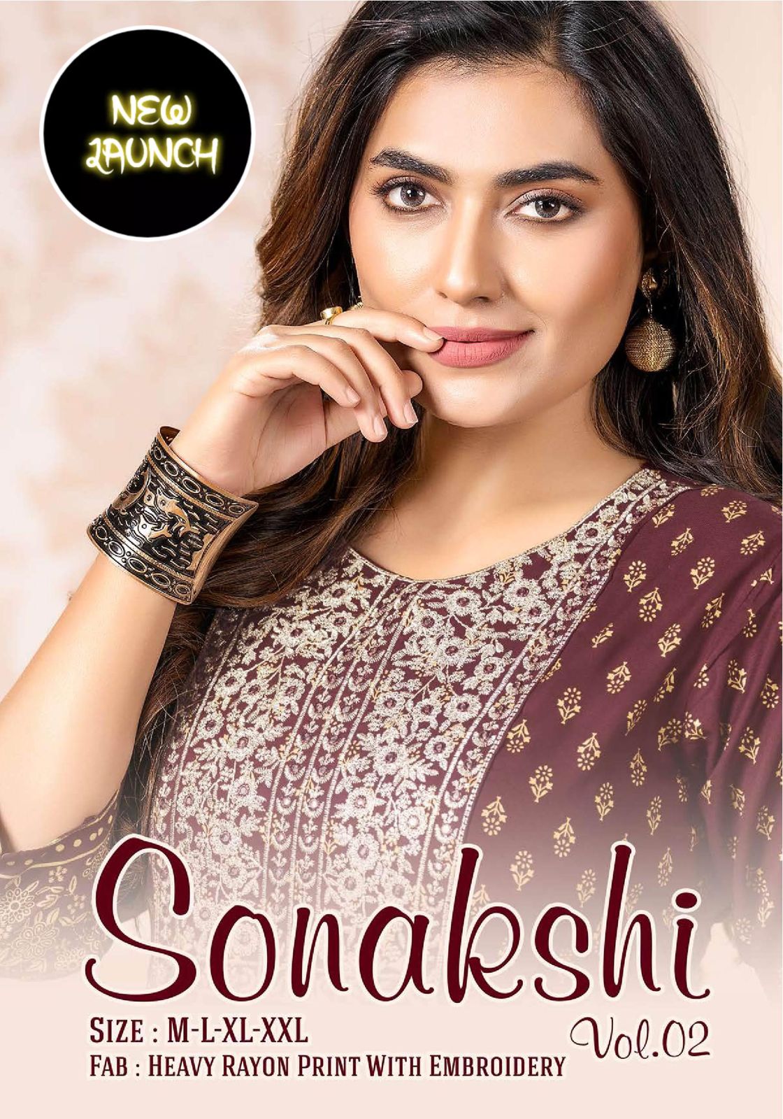 Beauty Sonakshi 2 Rayon Printed Ethnic Wear Anarakli Kurti Collection